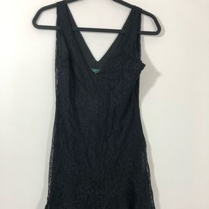 Lauren Ralph Lauren black lace dress